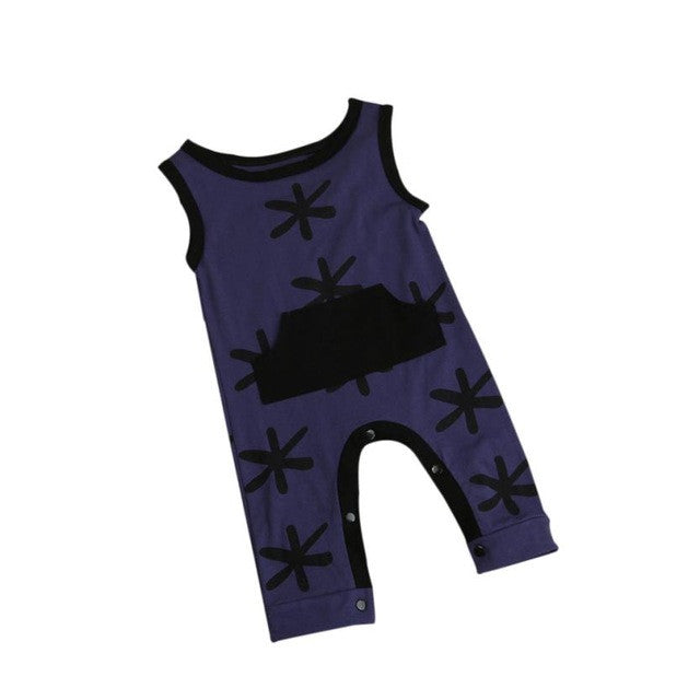 2017 Summer Newborn Infant Jumpsuit Baby Boy Rompers Cotton Sleeveless Cute Toddler Kids Jumpsuit Baby Rompers Clothes Outfits