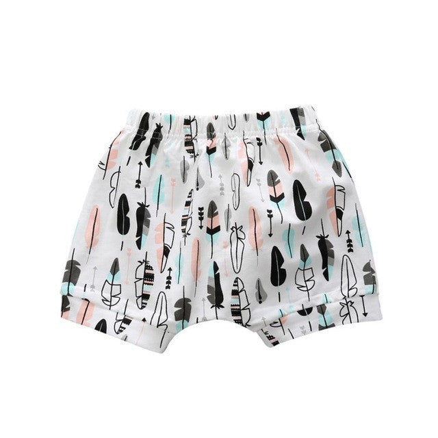 2017 Shorts Cotton Printed Baby Short Pants Trousers Summer Shorts For Boys&Girl Casual Kids Beach Shorts Fashion Baby Clothes