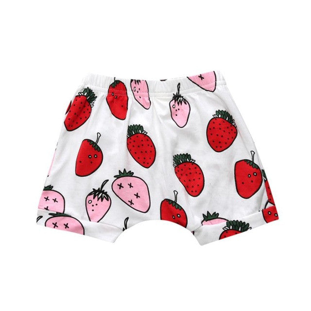 2017 Shorts Cotton Printed Baby Short Pants Trousers Summer Shorts For Boys&Girl Casual Kids Beach Shorts Fashion Baby Clothes