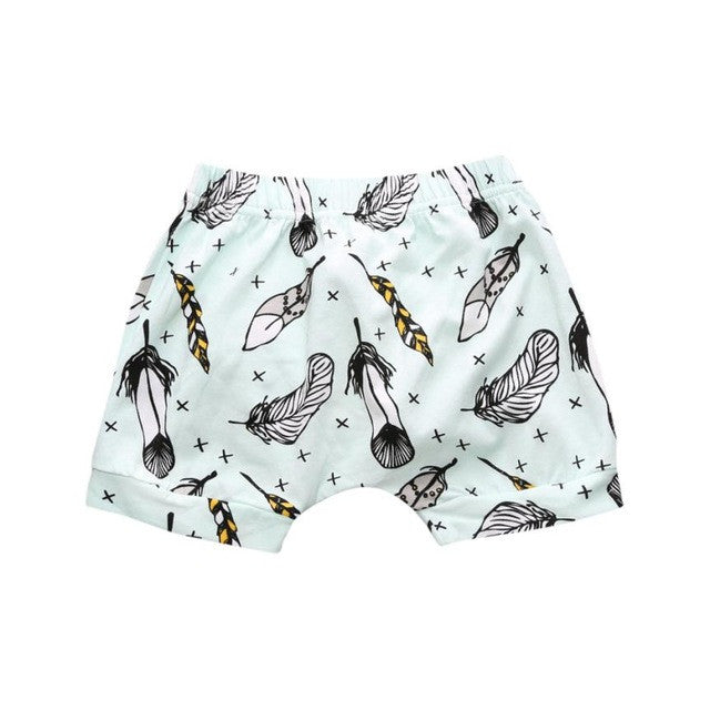 2017 Shorts Cotton Printed Baby Short Pants Trousers Summer Shorts For Boys&Girl Casual Kids Beach Shorts Fashion Baby Clothes