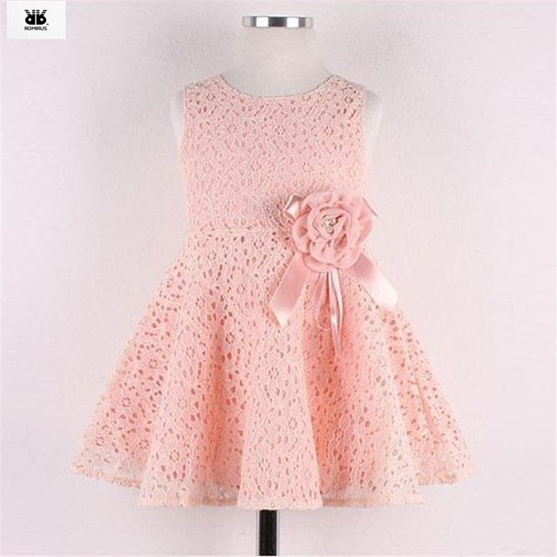 Princess Flower Girl Dress Summer 2017 Robe Bebe Fille Princesse Vestido Festa Kids Party Dresses For Girls Children's Costume