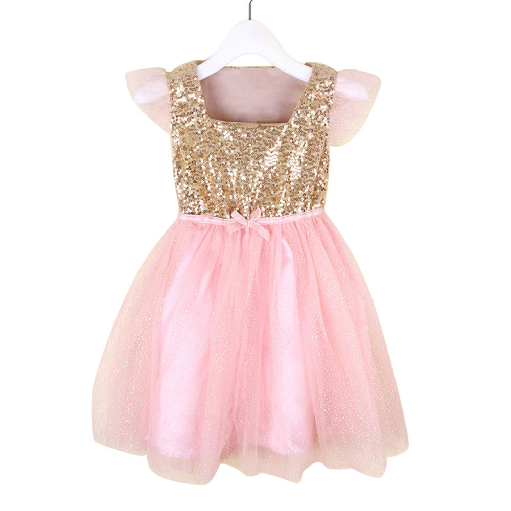 Kids Dress for girl summer dresses girl clothes baby girl dress for birthday Party Drop ship