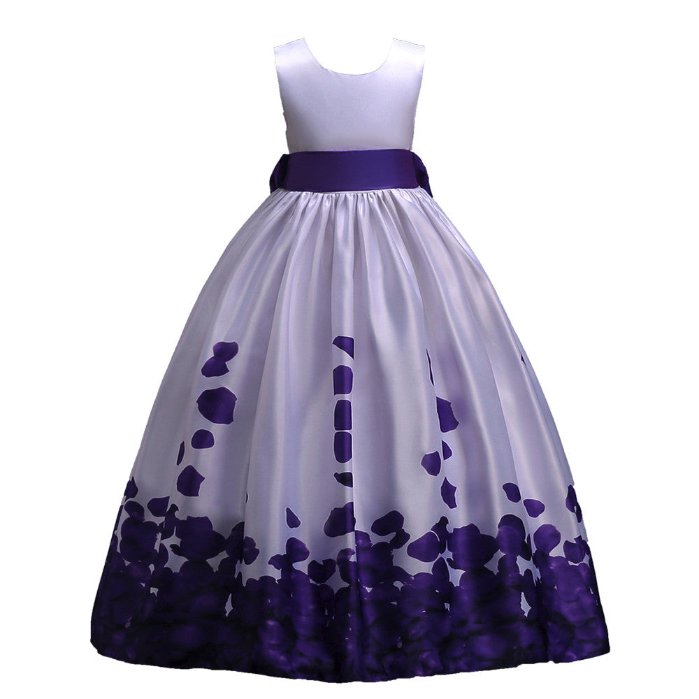 Toddler Kids Girls Wedding Flower Dress Lace Princess Party Formal Dress Clothes
